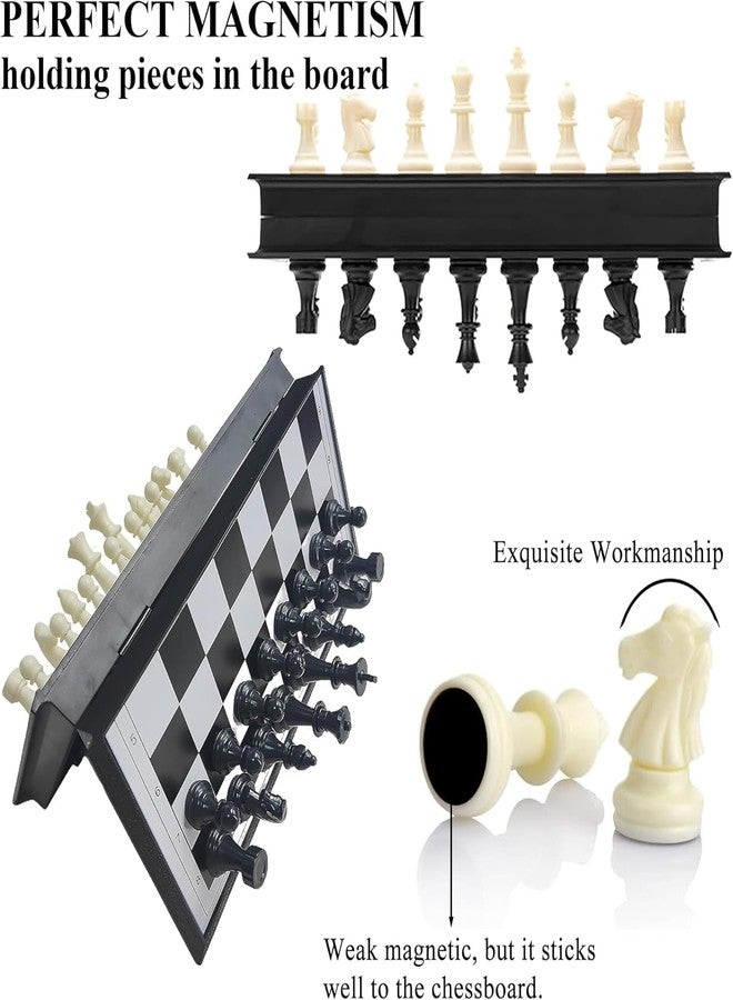 Drumil Magnetic Travel Chess Set with Folding Chess Board Educational Toys for and Adults, 2 Players. - Image 3